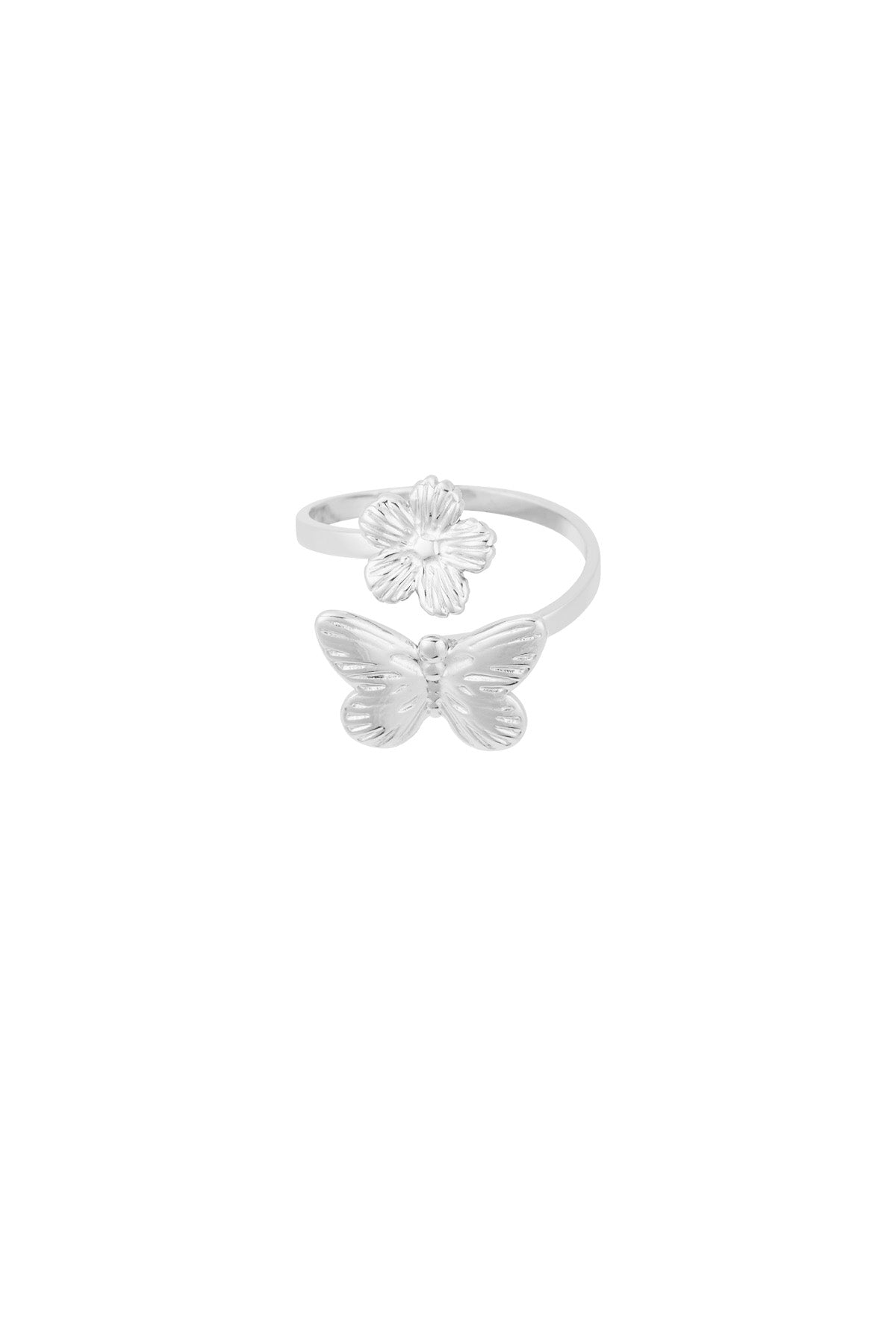 Butterfly & flower ring