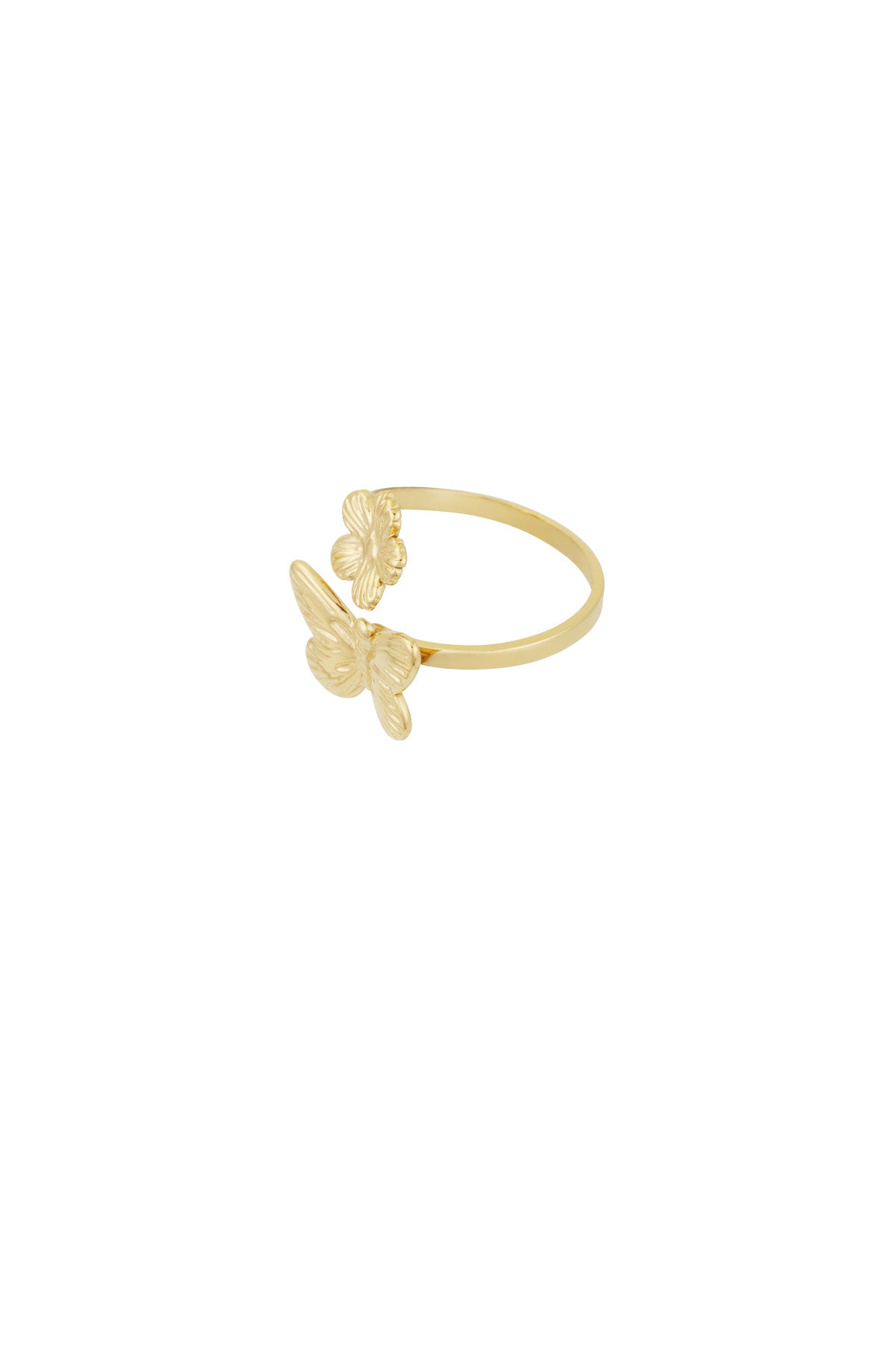 Butterfly & flower ring