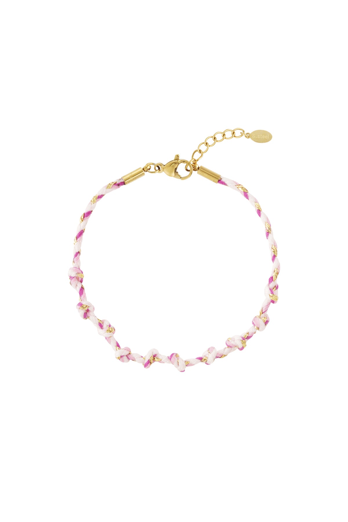 Gevlochten armband met zomerse vibe