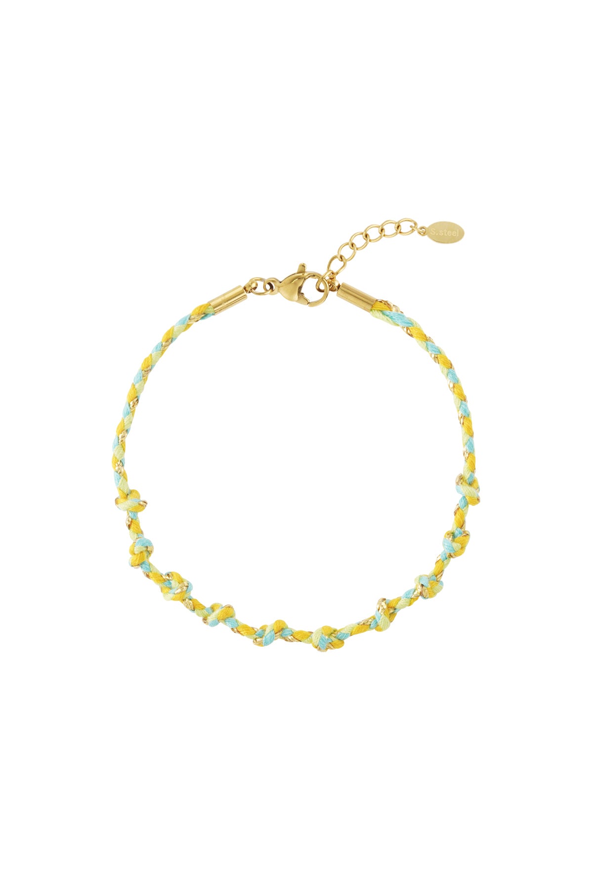 Gevlochten armband met zomerse vibe