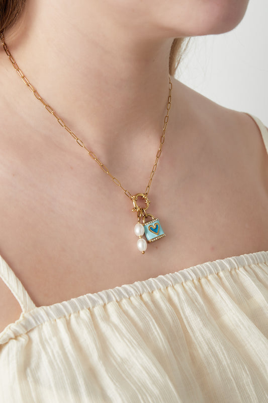 Western charm necklace