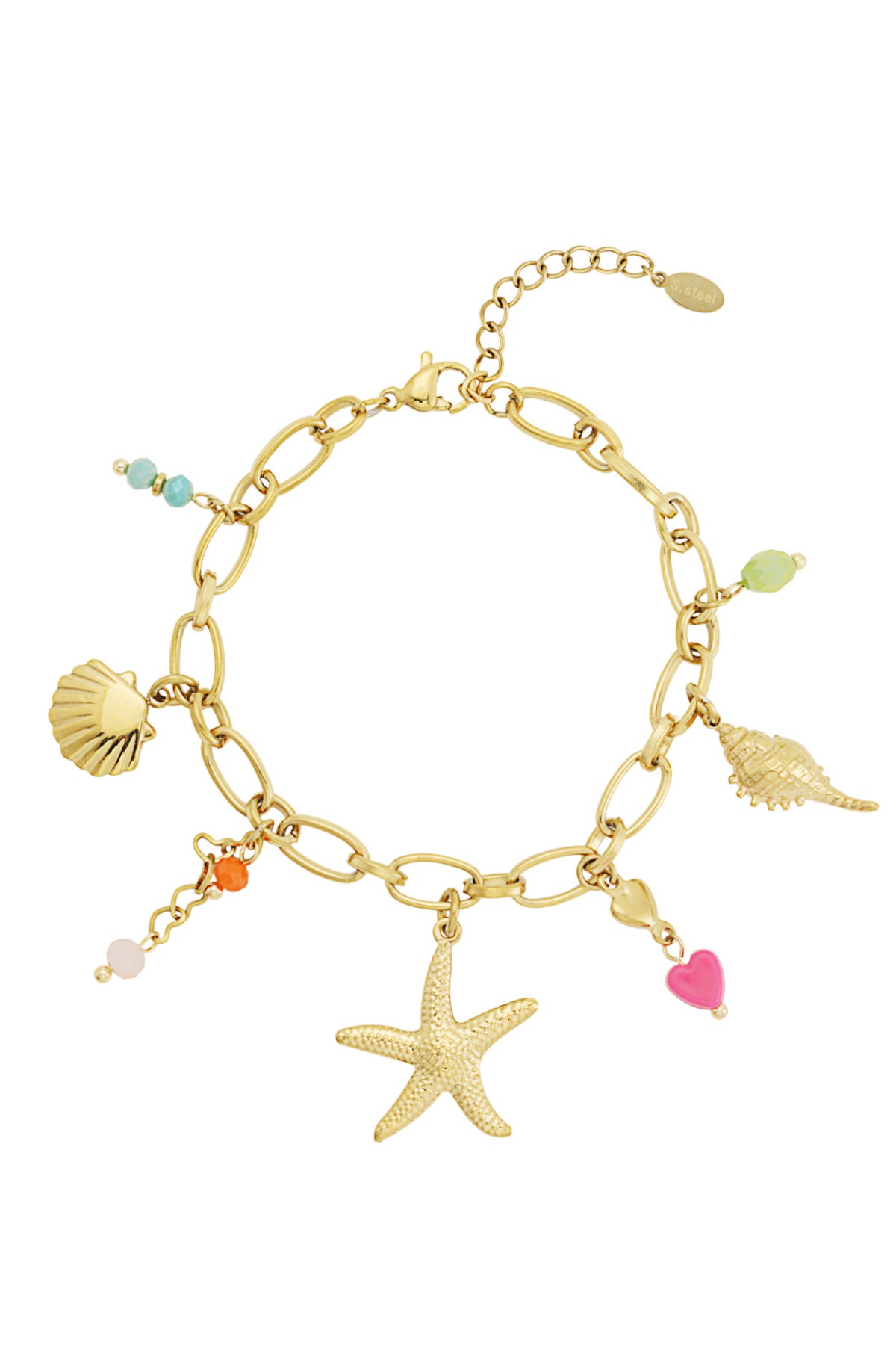 Tropical charm bracelet