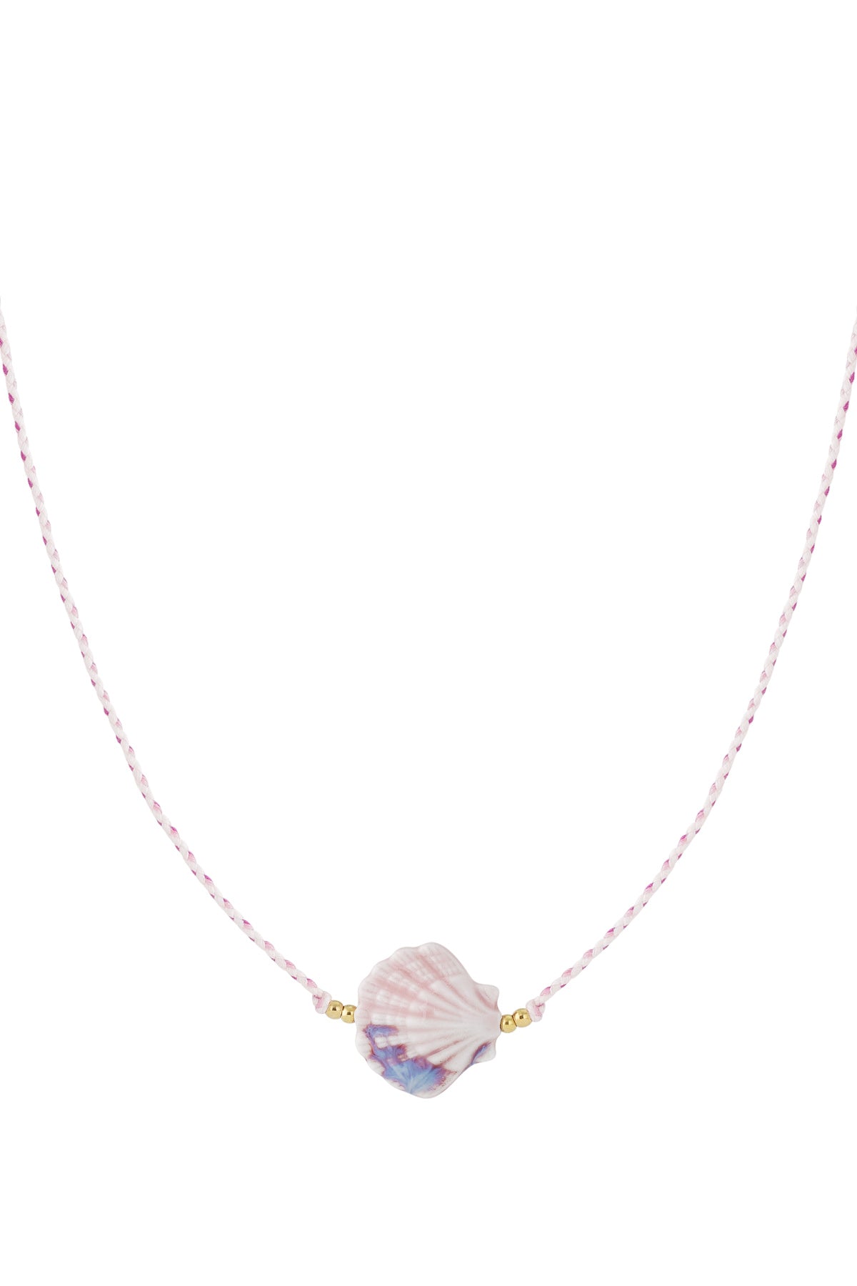 Shell necklace with cord