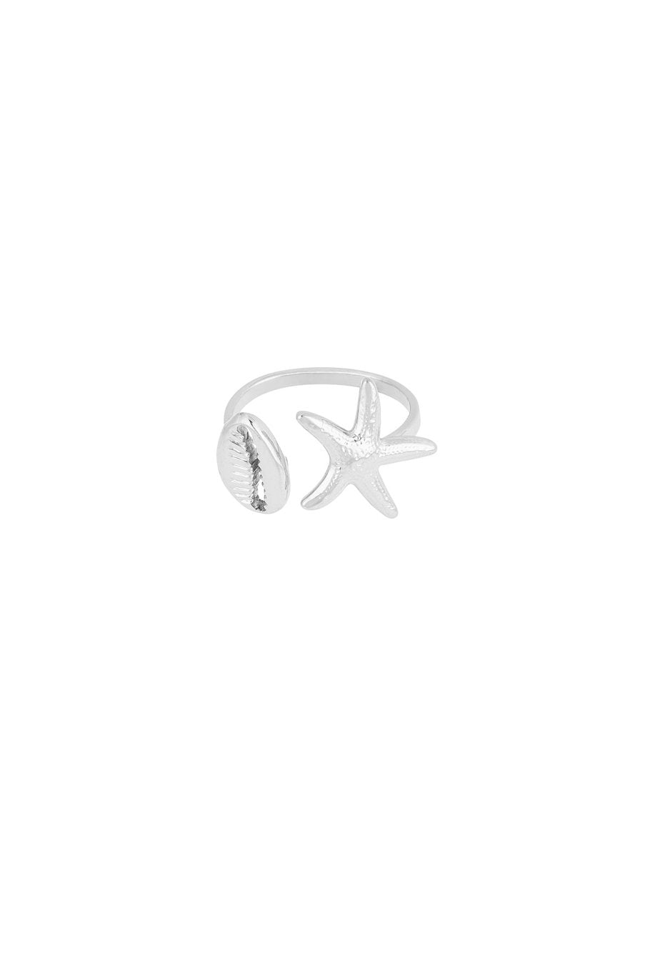 Shell & starfish ring