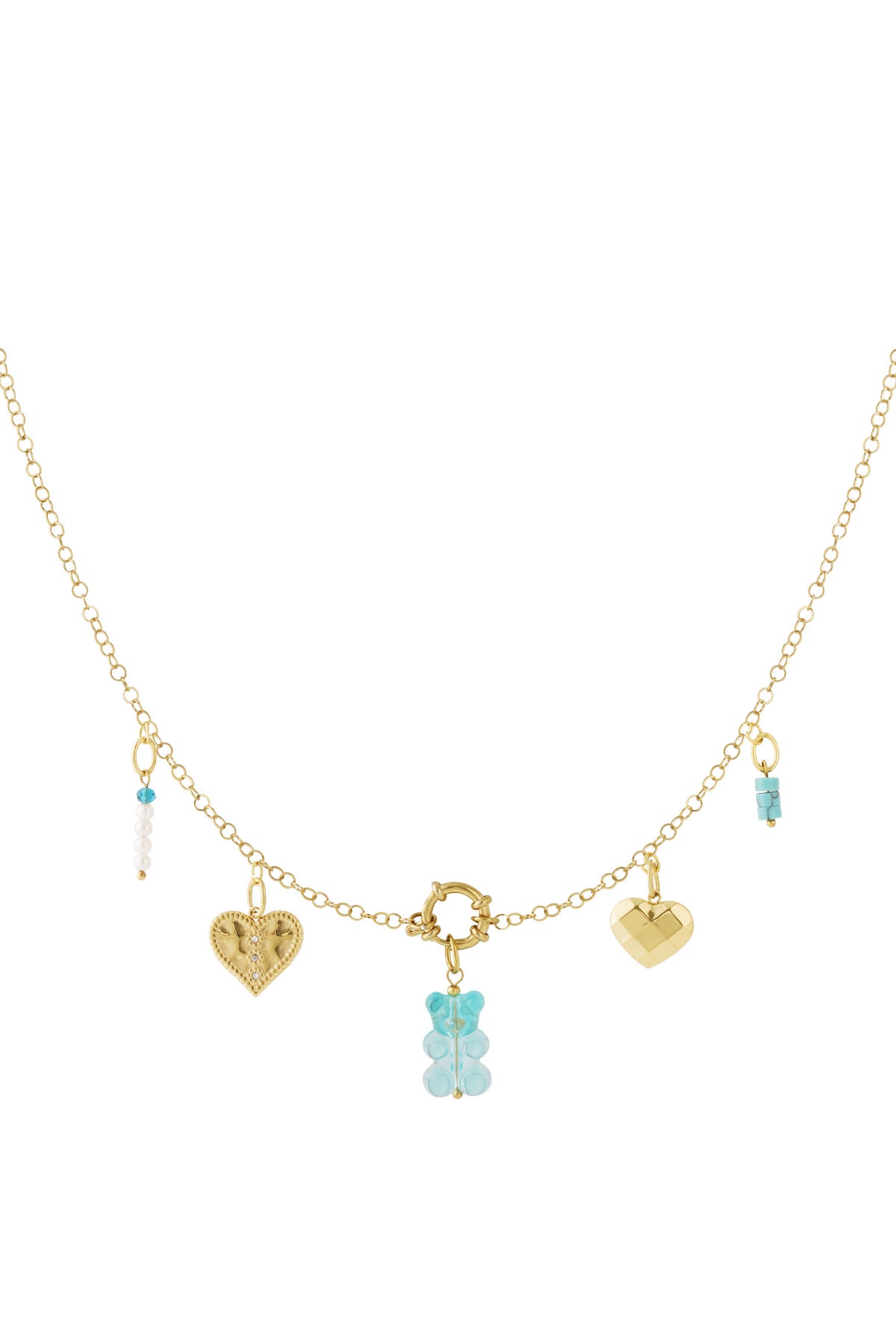 Ketting met lieve bedeltjes