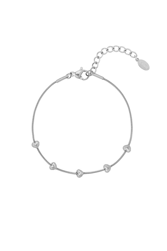Dainty hearts bracelet