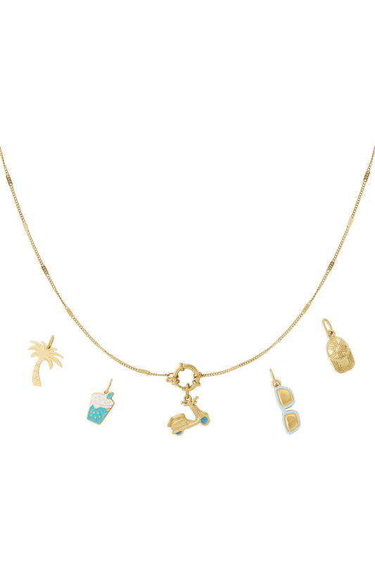Summer scooter necklace