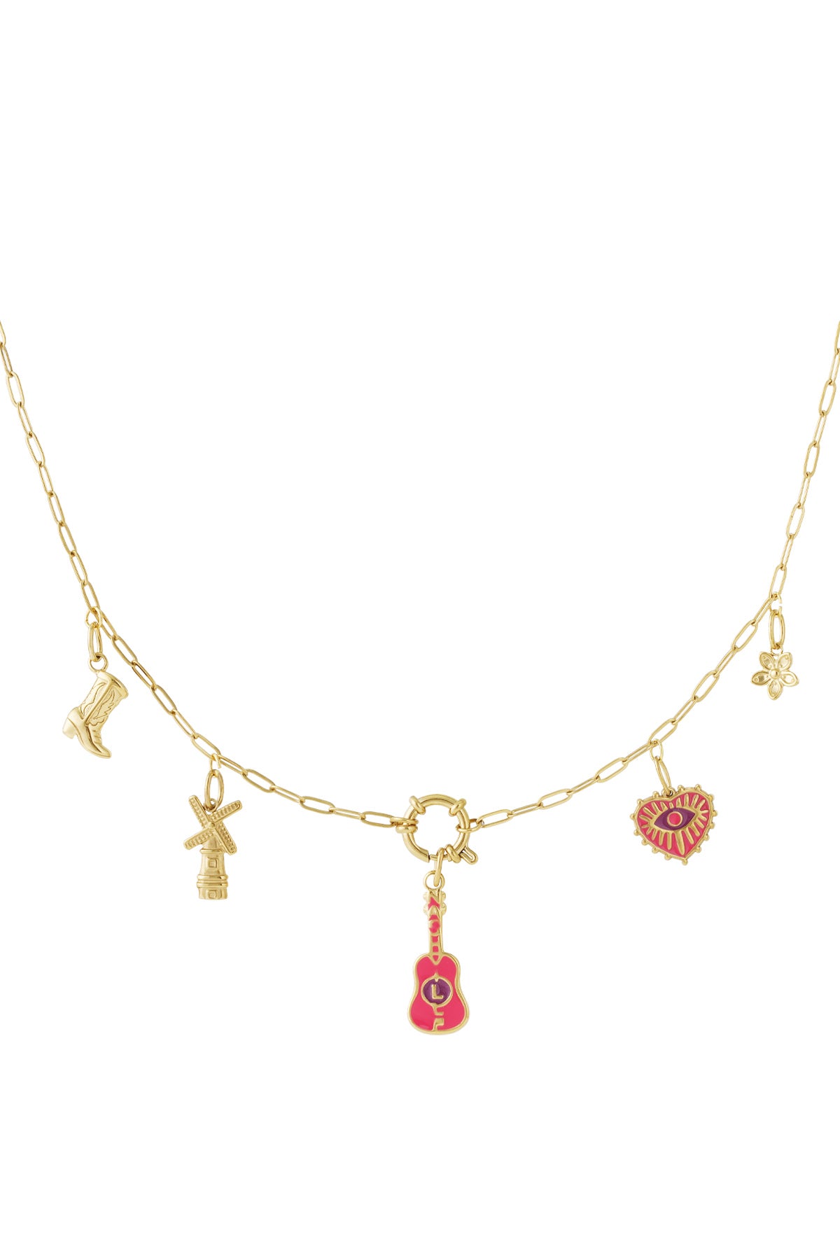 Ketting met westerse bedels